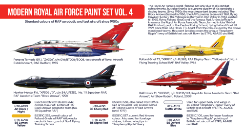 Hataka HTK-AS85  Modern Royal Air Force paint set vol. 4