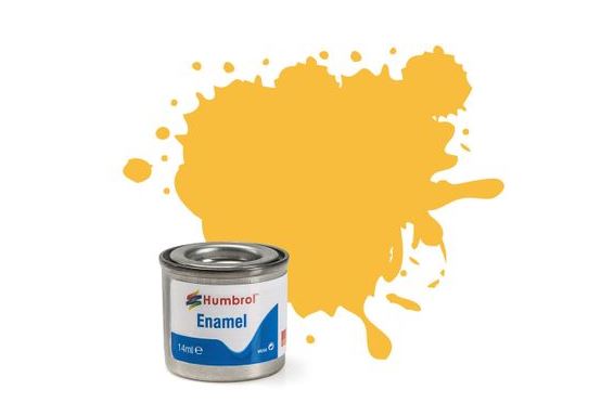 Humbrol 007 Light Buff Gloss 14ml Enamel Paint