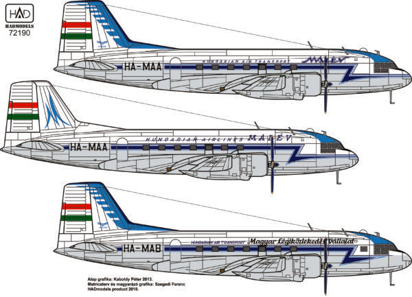 HAD Models 144050 1:144 Ilyushin Il-14M Malev