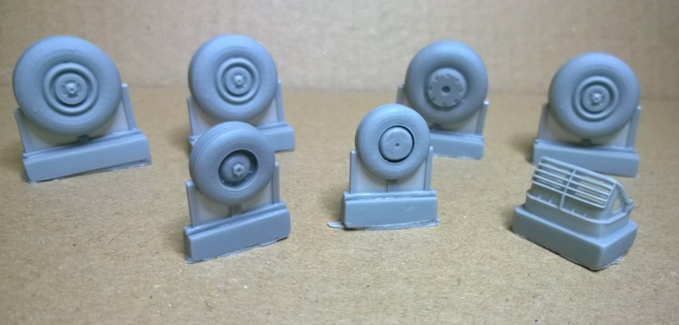 HAD Models 248004 1:48 Sukhoi Su-34 Fullback wheel set