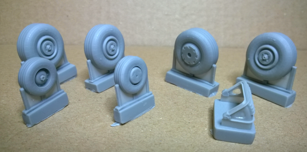 HAD Models 248004 1:48 Sukhoi Su-34 Fullback wheel set