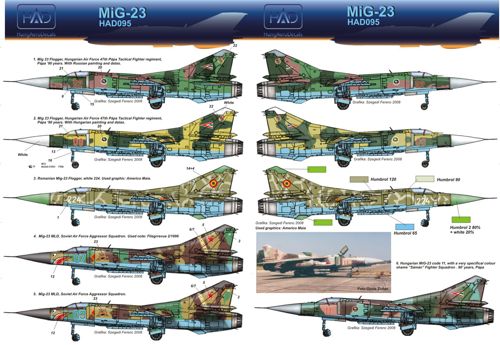 HAD Models 32032 1:32 Mikoyan MiG-23MF Flogger B / Mikoyan MiG-23MLD