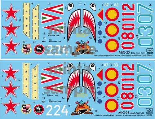 HAD Models 32032 1:32 Mikoyan MiG-23MF Flogger B / Mikoyan MiG-23MLD