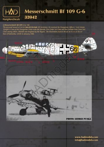 HAD Models 32042 1:32 Messerschmitt Bf-109G-6 (66'Erzsike')