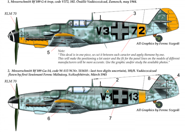HAD Models 32055 1:32 Messerschmitt Bf-109G-6/Bf-10G-14 (V3+72 ; W1+13)
