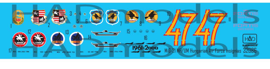 HAD Models 32086 1:32 Hungarian Air Force Insignia