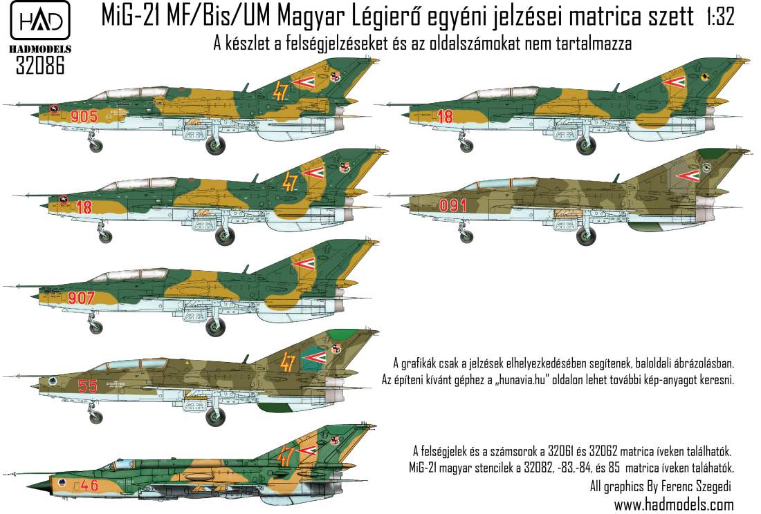 HAD Models 32086 1:32 Hungarian Air Force Insignia