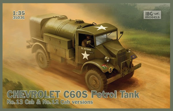 IBG Models 35036 1:35 Chevrolet C60S Petrol Tank (No.13 Cab & No.12 Cab Versions)