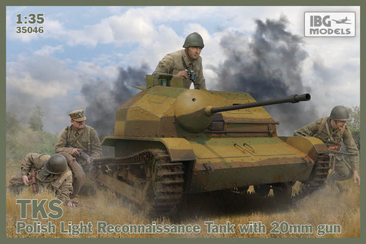 IBG Models 35046 1:35 TKS Polish Tankette with 20mm FK-A NKM