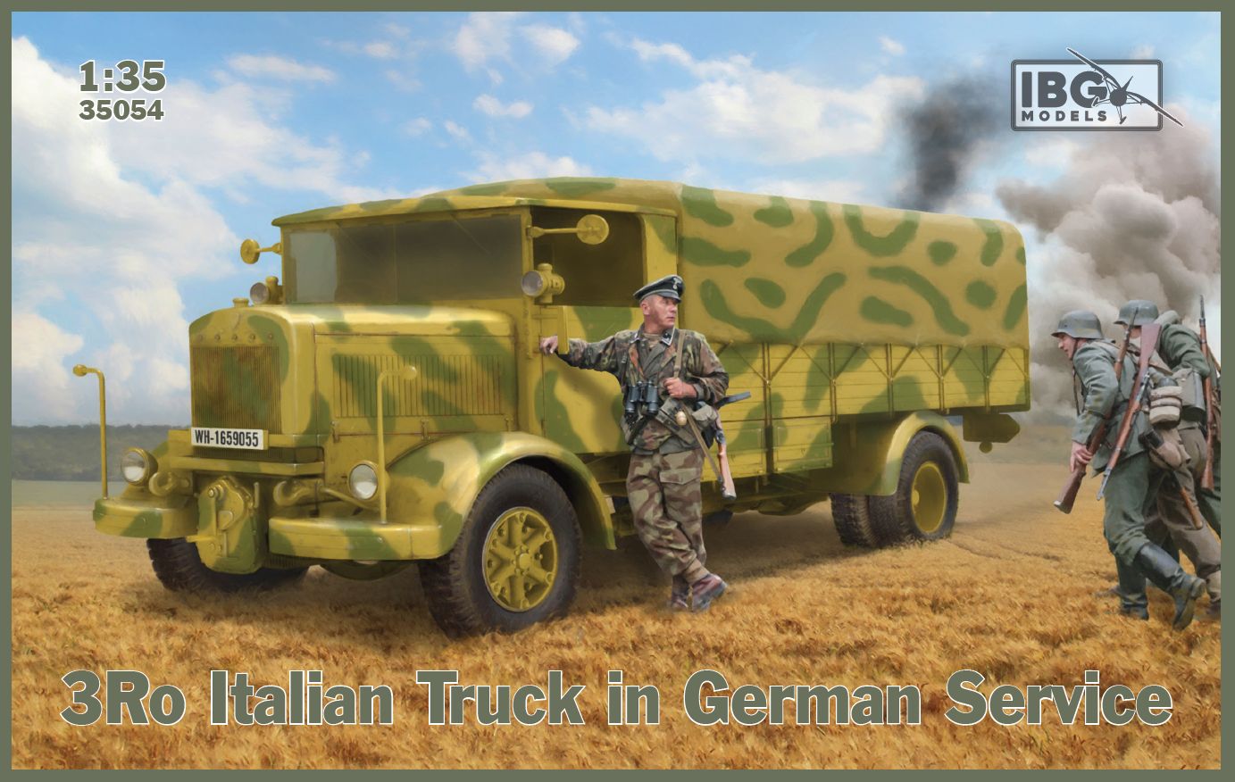 IBG Models 35054 1:35 3Ro Italian Truck in German Service