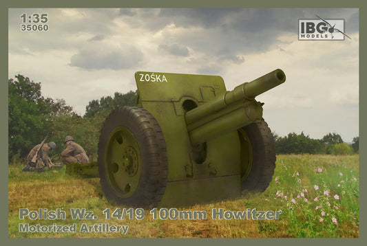 IBG Models 35060 1:35 Polish Wz. 14/19 100mm Howitzer - Motorized Artillery