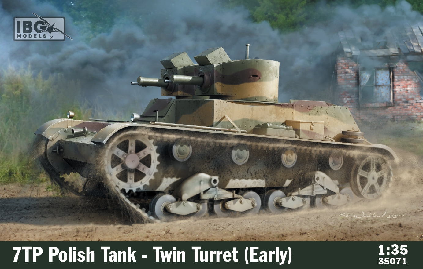 IBG Models 35071 1:35 7TP Polish Tank - Twin Turret (Early)