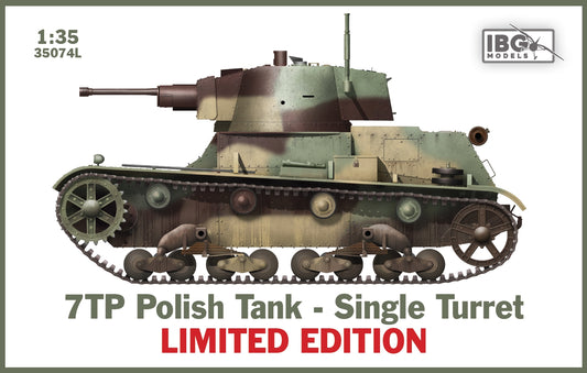 IBG Models 35074L 1:35 7TP Polish Tank - Single Turret Limited Edition