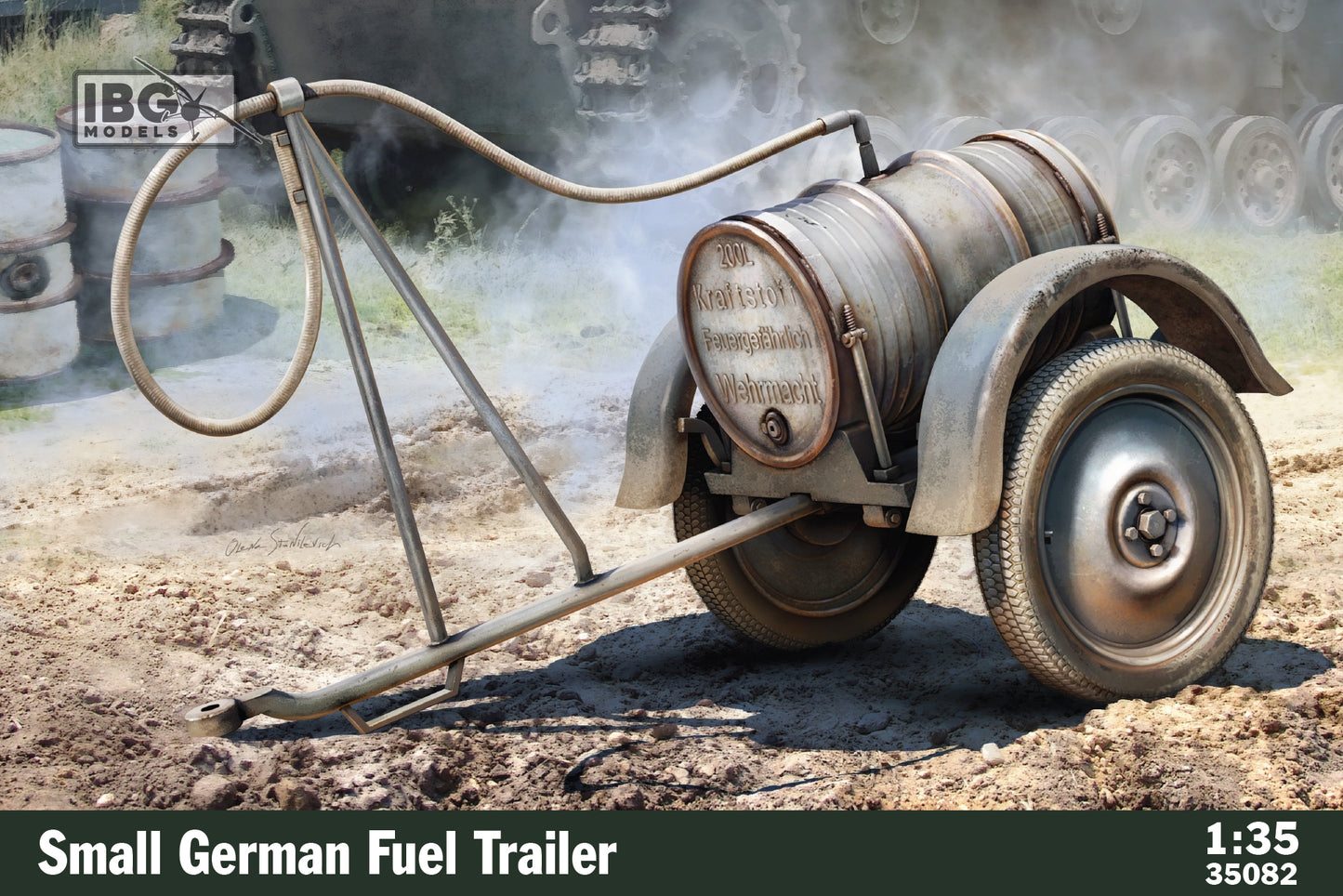 IBG Models 35082 1:35 German Small Fuel Trailer