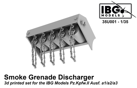 IBG Models 35U001 1:35 3D Printed Smoke Grenade Discharger for Pz.II Ausf. a1/a2/a3