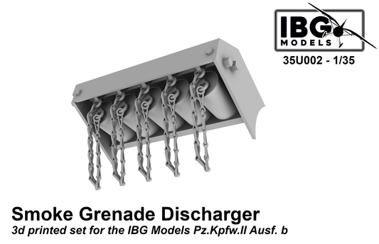 IBG Models 35U002 1:35 3D Printed Smoke Grenade Discharger for Pz.II Ausf. b