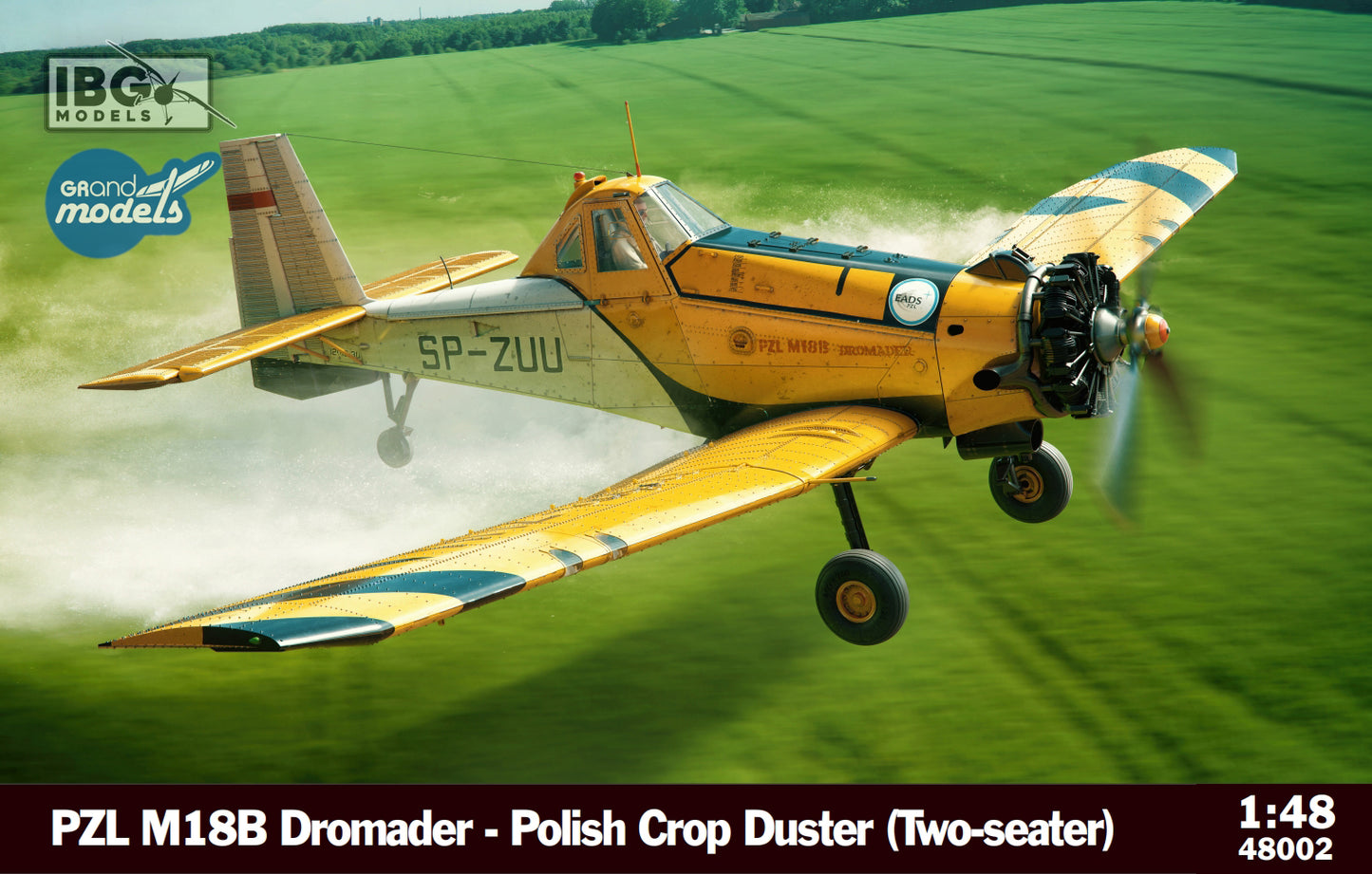 IBG Models 48002 1:48 PZL M18B Dromader Polish Crop Duster (2 seater)