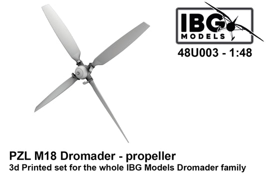 IBG Models 48U003 1:48 PZL M18 Dromader - Propeller - 3d Printed Set