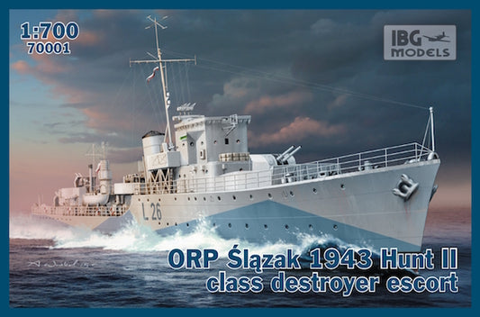 IBG Models 70001 1:700 ORP Slazak 1943 Hunt II Class Destroyer Escort