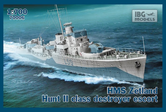 IBG Models 70006 1:700 H.M.S. Zetland Hunt II Class Destroyer Escort