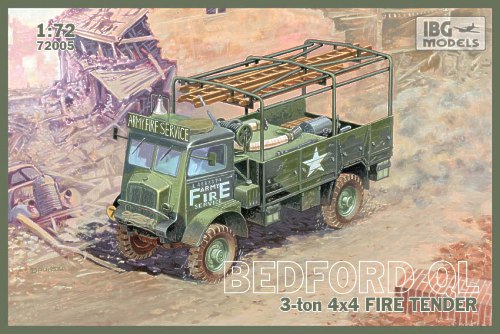 IBG Models 72005 1:72 Bedford QLR 3-ton 4x4 Fire Tender