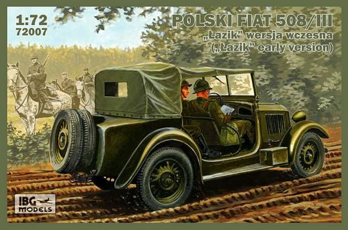 IBG Models 72007 1:72 Polski Fiat 508/III Early Version Jeep