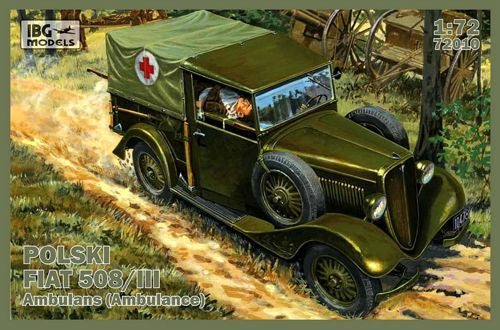 IBG Models 72010 1:72 Polski Fiat 508/III Ambulance