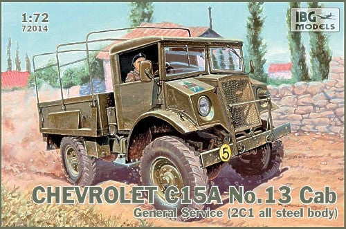 IBG Models 72014 1:72 Chevrolet C15A No.13 Cab General Service (2C1 All Steel Body)