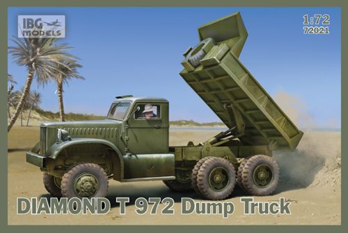 IBG Models 72021 1:72 Diamond T 972 Dump Truck