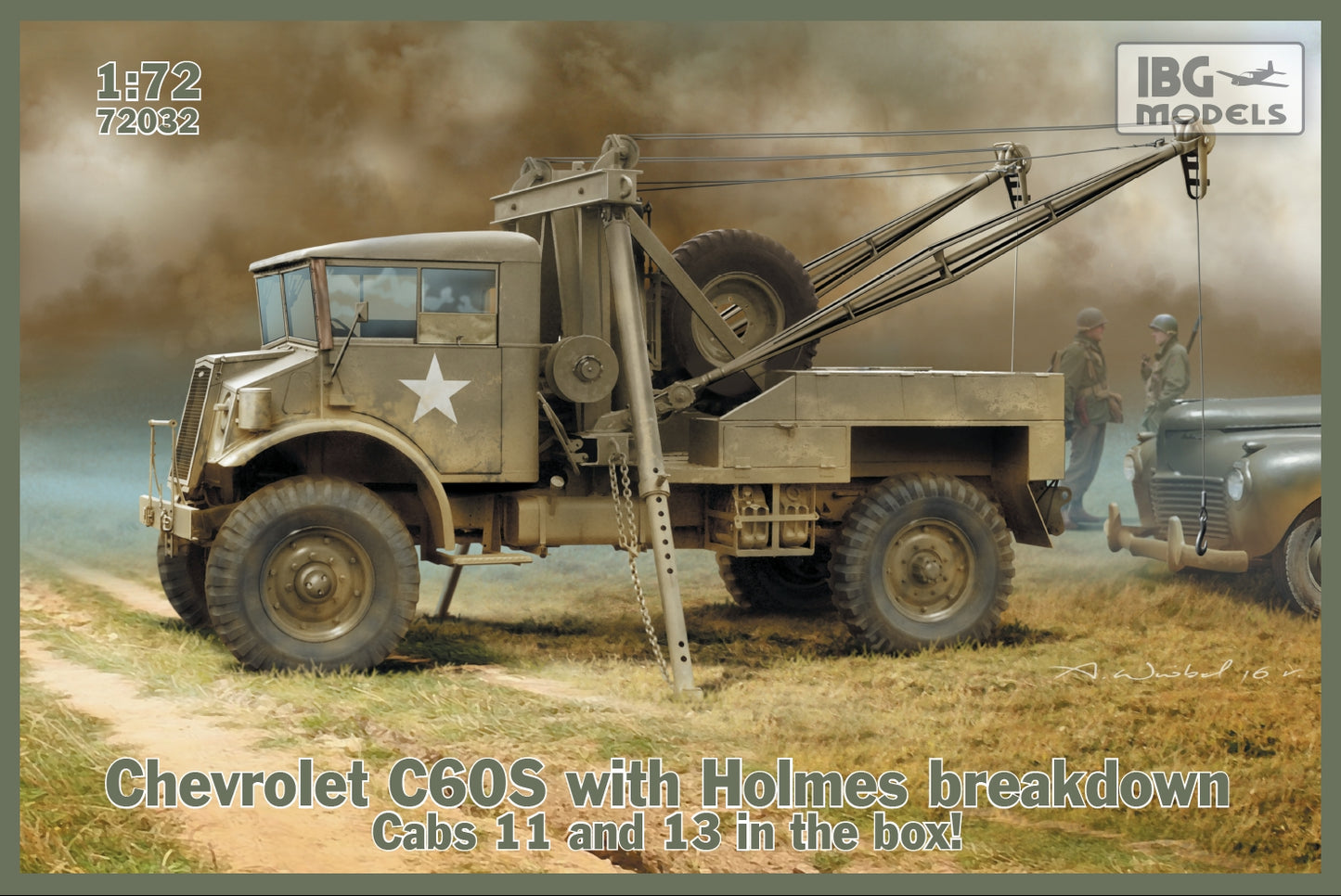 IBG Models 72032 1:72 Chevrolet C60S with Holmes Breakdown