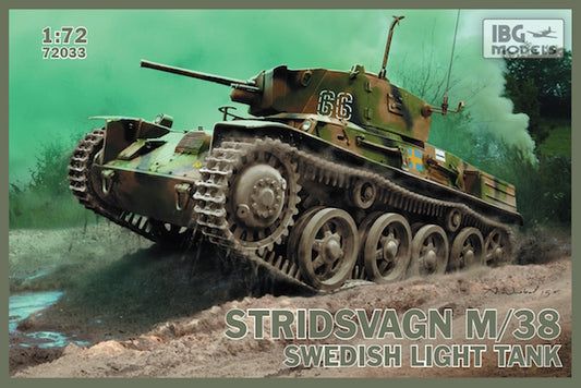 IBG Models 72033 1:72 Stridsvagn M/38 Swedish Light Tank