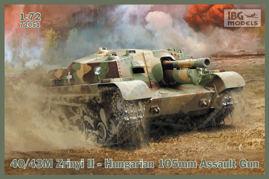 IBG Models 72051 1:72 40/43M Zrinyi II - Hungarian 105mm Assault Gun