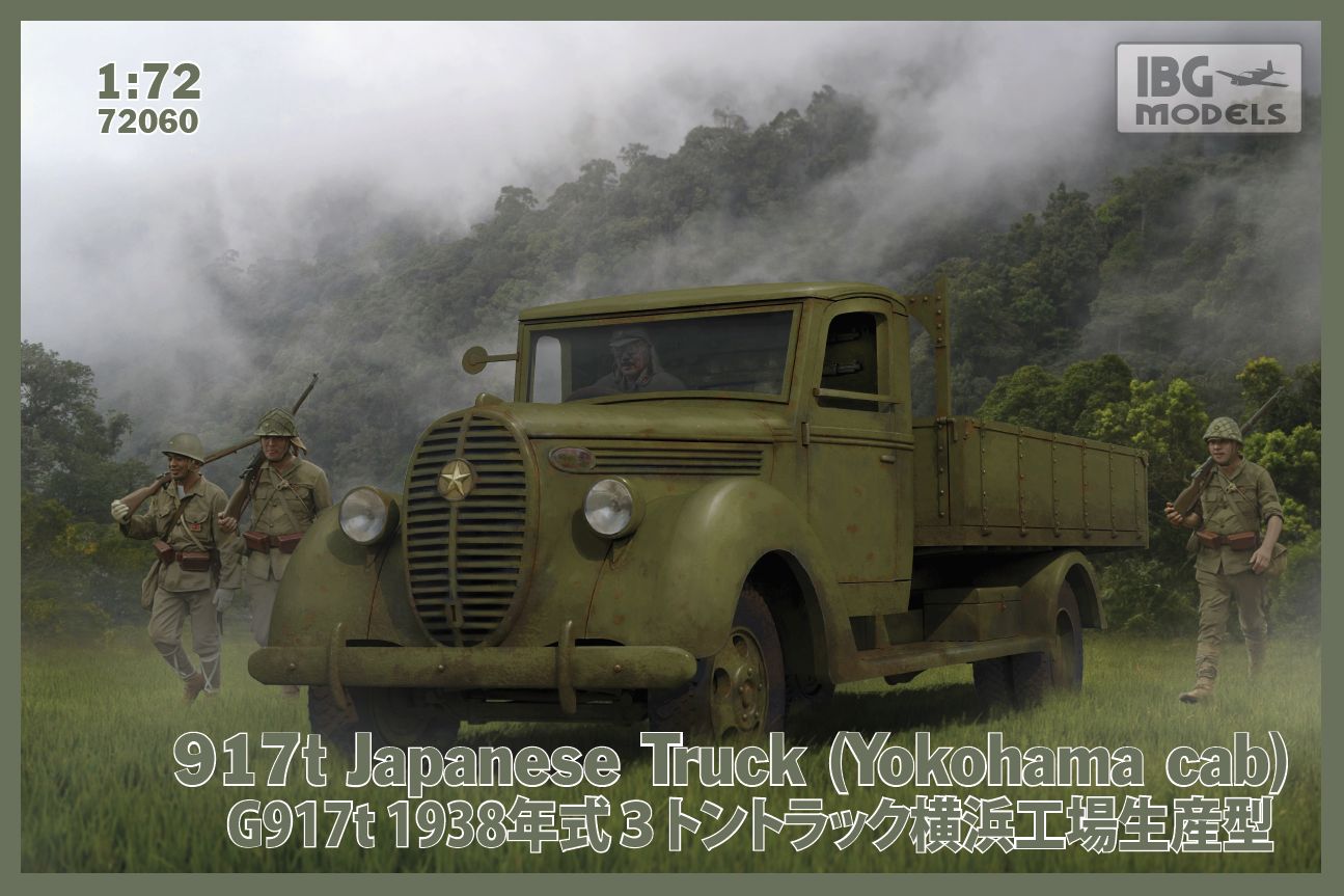 IBG Models 72060 1:72 917t Japanese Truck (Yokohama Cab)