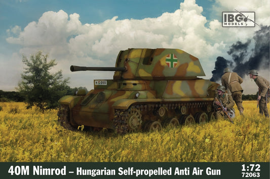 IBG Models 72063 1:72 40M Nimrod - Hungarian Self-Propelled Anti Air Gun