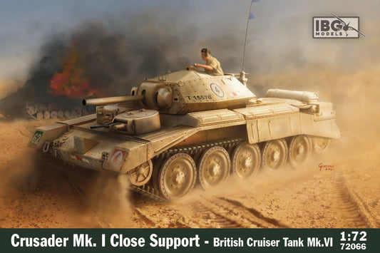 IBG Models 72066 1:72 Crusader Mk.I Close Support British Cruiser Tank Mk.VI