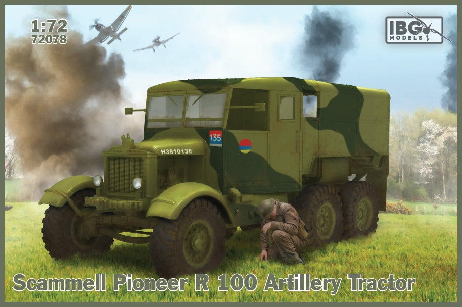 IBG Models 72078 1:72 Scammell Pioneer R 100 Artillery Tractor