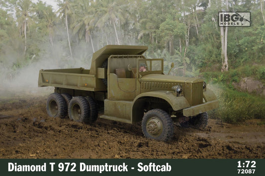 IBG Models 72087 1:72 Diamond T972 Dump Truck Softcab