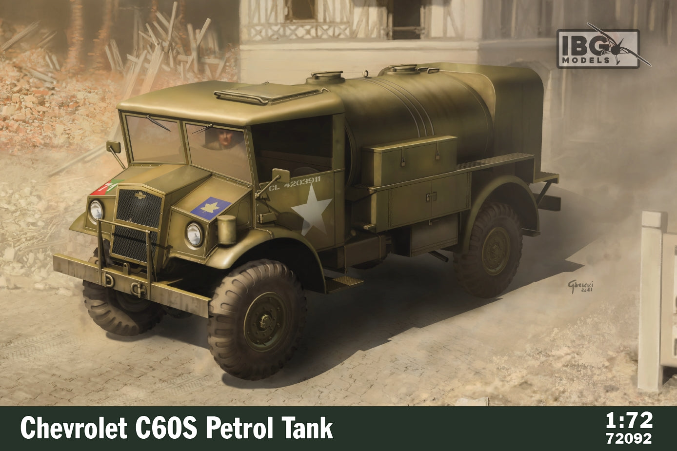 IBG Models 72092 1:72 Chevrolet C60S Petrol Tank