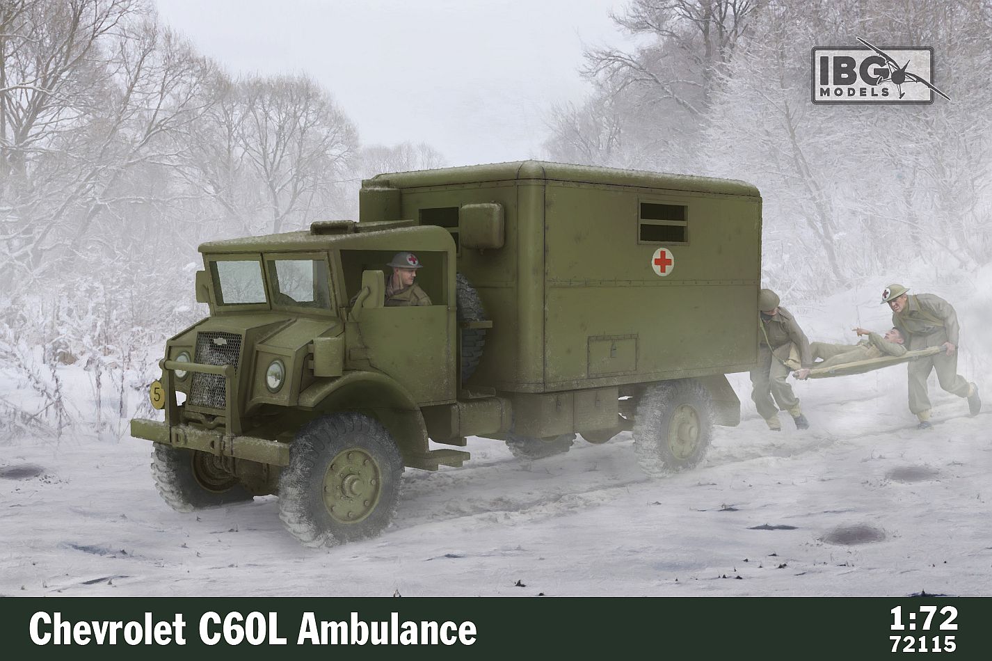 IBG Models 72115 1:72 Chevrolet C60L Ambulance