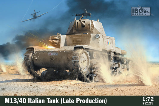 IBG Models 72125 1:72 M13/40 Italian Tank (III series - late production)