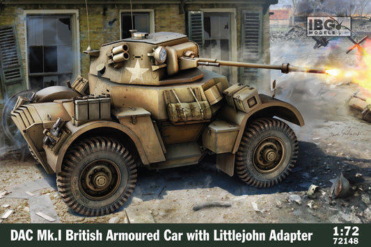 IBG Models 72148 1:72 DAC Mk.I British Armoured Car with Little John adapter