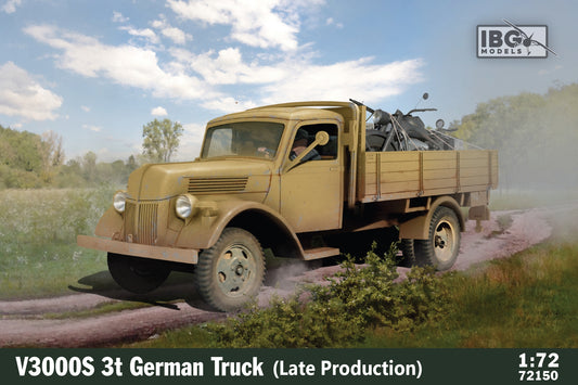 IBG Models 72150 1:72 V3000S 3t German Truck (Late Production)