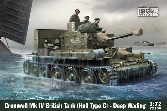 IBG Models 72156 1:72 Cromwell Mk IV British Tank (Hull type C) - Deep Wading