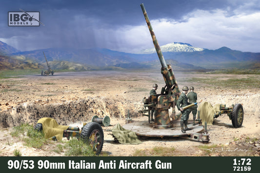 IBG Models 72159 1:72 90/53 90mm Italian Anti Aircraft Gun