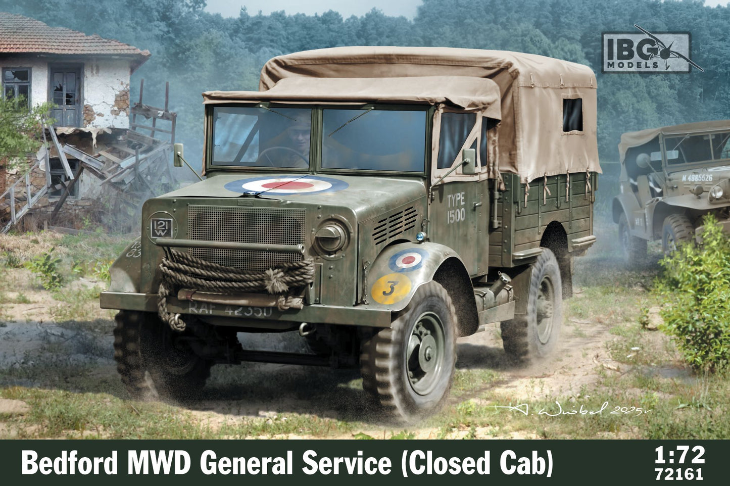 IBG Models 72161 1:72 Bedford MWD General Service (Closed Cab, Late production)