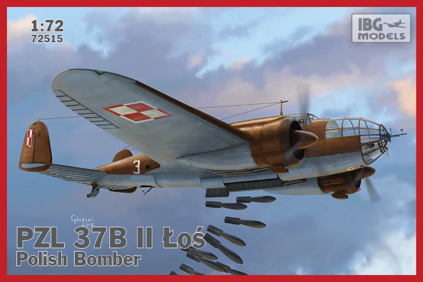 IBG Models 72515 1:72 PZL PZL.37B II Los - Polish Bomber