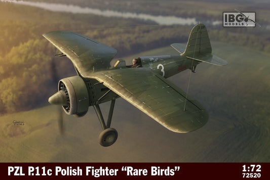 IBG Models 72520 1:72 PZL P.11c Polish Fighter - Rare Birds