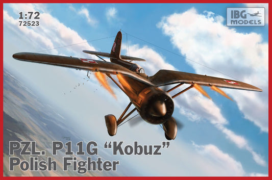 IBG Models 72523 1:72 PZL P.11G 'Kobuz' - Polish Fighter Plane