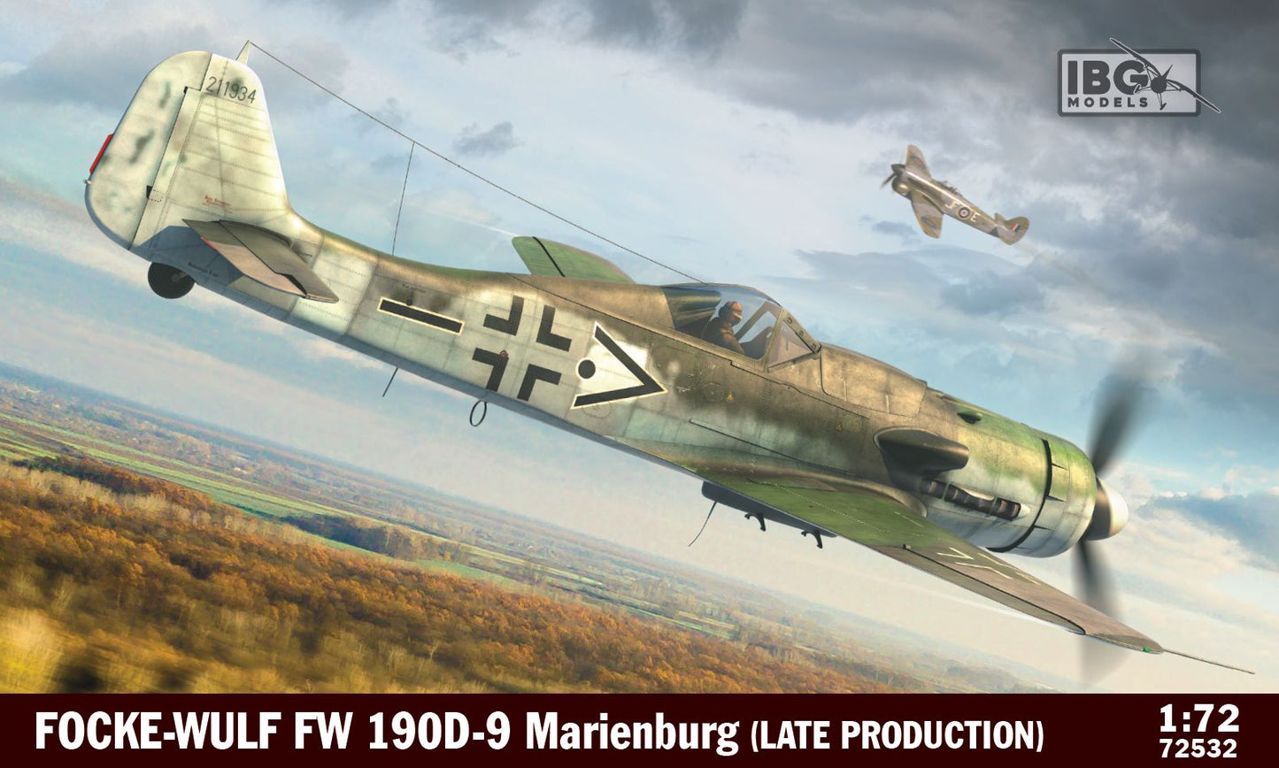 IBG Models 72532 1:72 Focke-Wulf Fw190 D-9 Marienburg (Late Production)