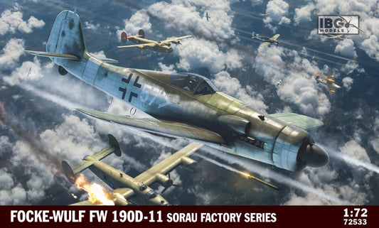 IBG Models 72533 1:72 Focke-Wulf Fw-190D-11 Sorau Factory Series